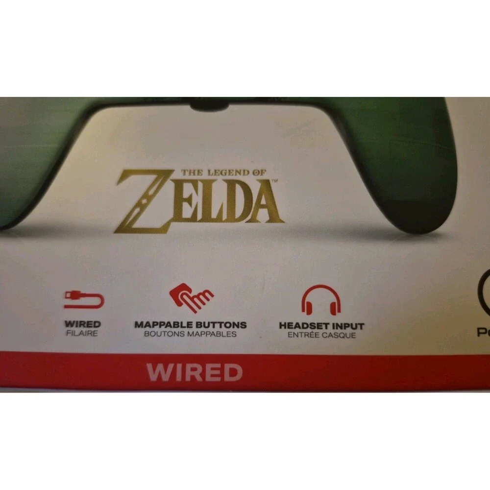 PowerA 1516984-01 Nintendo Switch Wired Controller Heroic Link Edition NEW Green